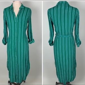 Maeve by Anthropologie maxi button up